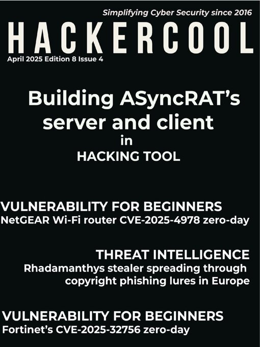 Title details for Hackercool Magazine by Hackercool Cybersecurity OPC Pvt Ltd - Available